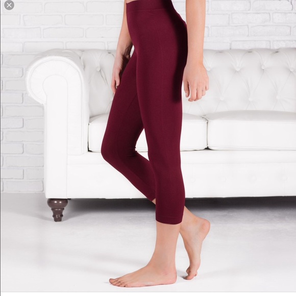 Splits59 Pants - Splits 59 Nova performance capri tights maroon